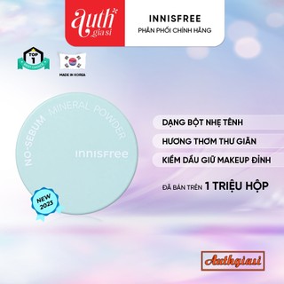  Phấn phủ bột Innisfree No Sebum Mineral Powder kiềm dầu \ Pore Blur mịn lỗ chân lông