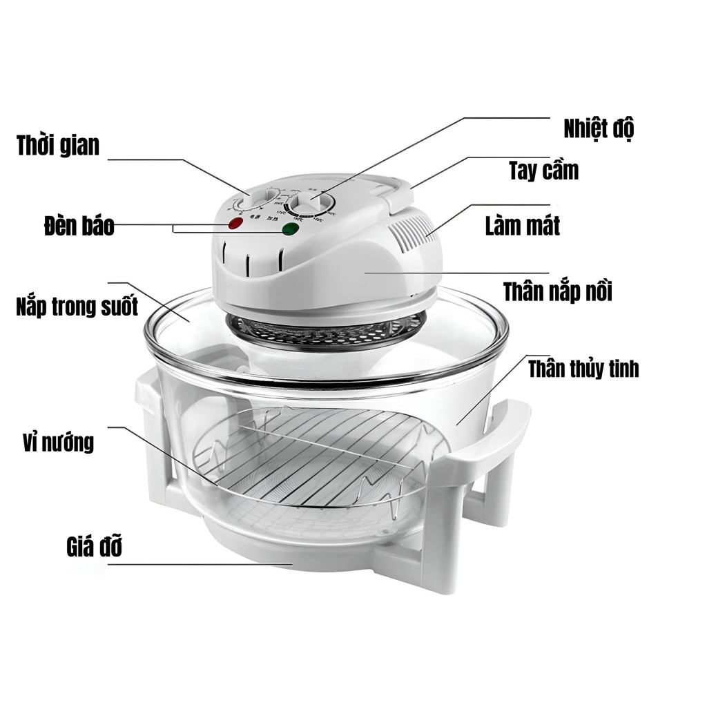 Lò nướng đa năng thương hiệu Melody. MLD-88   Bảo hành 12 tháng