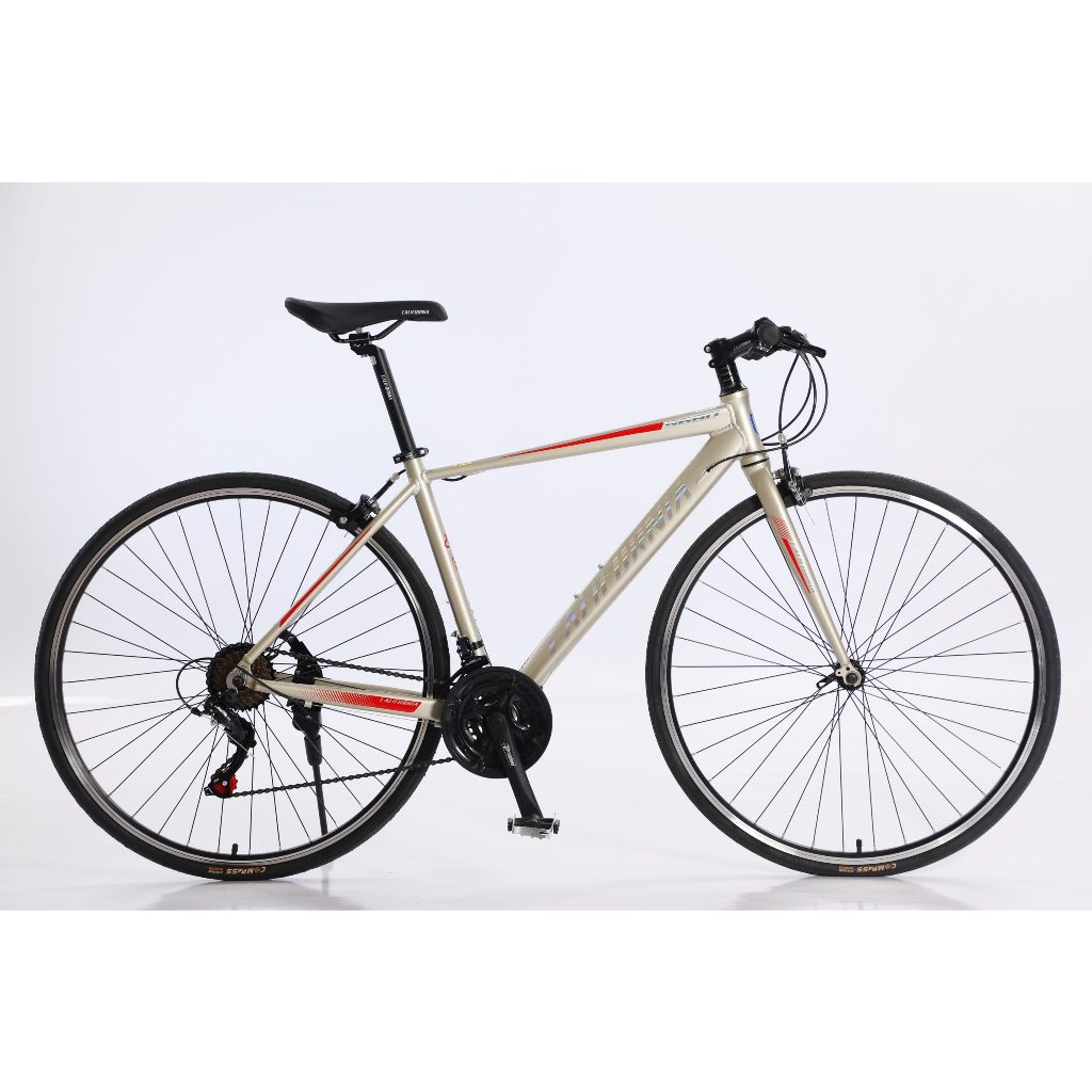XE ĐẠP CALIFORNIA S680 TAY THẲNG khung phanh vành nhôm đề Shimano XDTE0050
