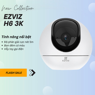 Camera wifi ezviz h6 2k+ độ phân giải 2K 4.0M phát hiện người bằng AI & giọng gói