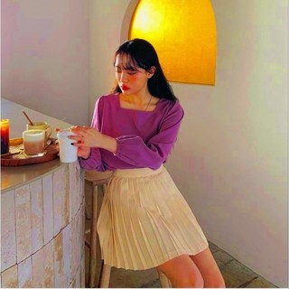 Chân váy xếp ly vnxk mini style nữ sinh