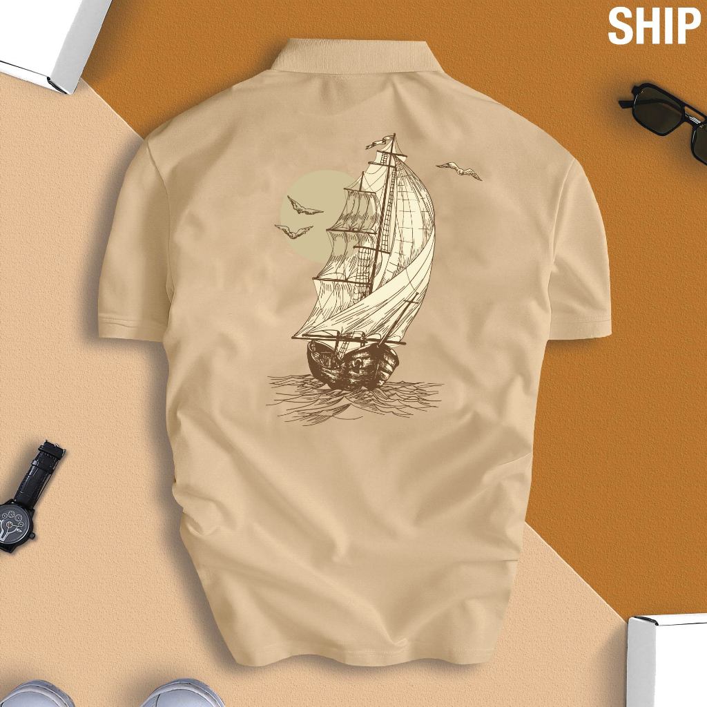 Áo thun polo THUẬN BUỒM XUÔI GIÓ cao cấp, chuẩn form - SHIP