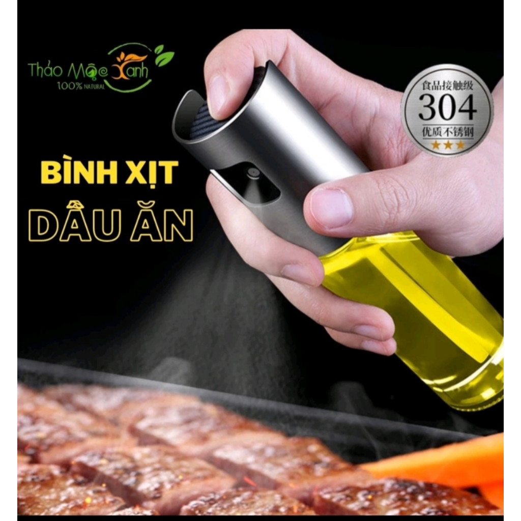 Bình xịt dầu ăn dạng phun sương cao cấp dung tích 100ml