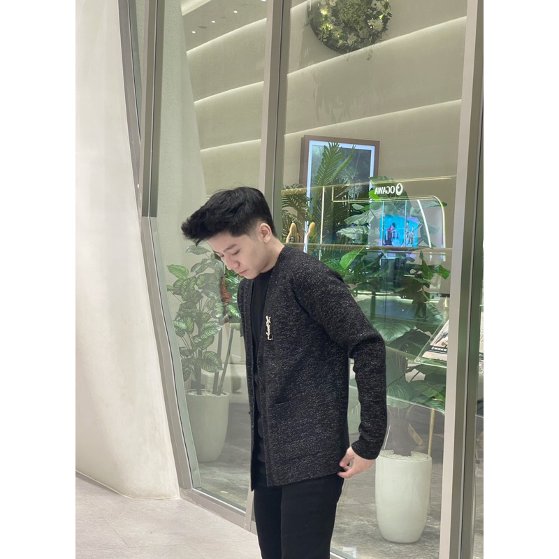 ⚡️-Cardigan YSL knit bling len dệt kim Like Auth hàng sẵn