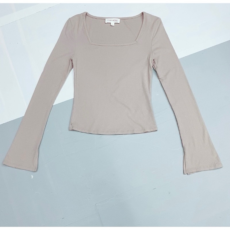 Áo thun gân PINK ROSSE