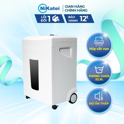Máy hủy tài liệu NiKatei PS-720C - hủy cả đĩa cd, thẻ tín dụng - an toàn - thiết kế đẹp