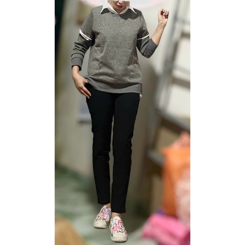 Áo Thun Dài Tay Nữ dáng trẻ trung- sweatshirt