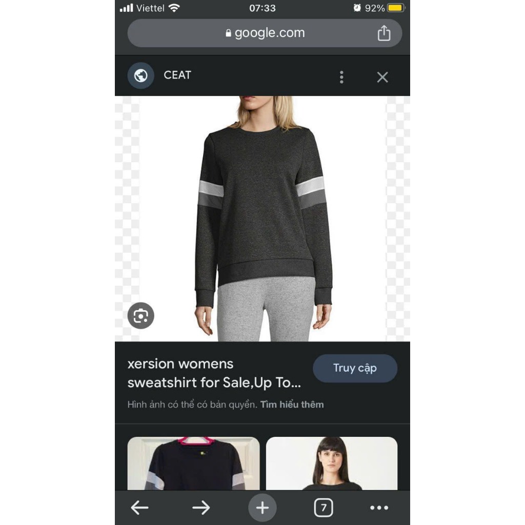 Áo Thun Dài Tay Nữ dáng trẻ trung- sweatshirt