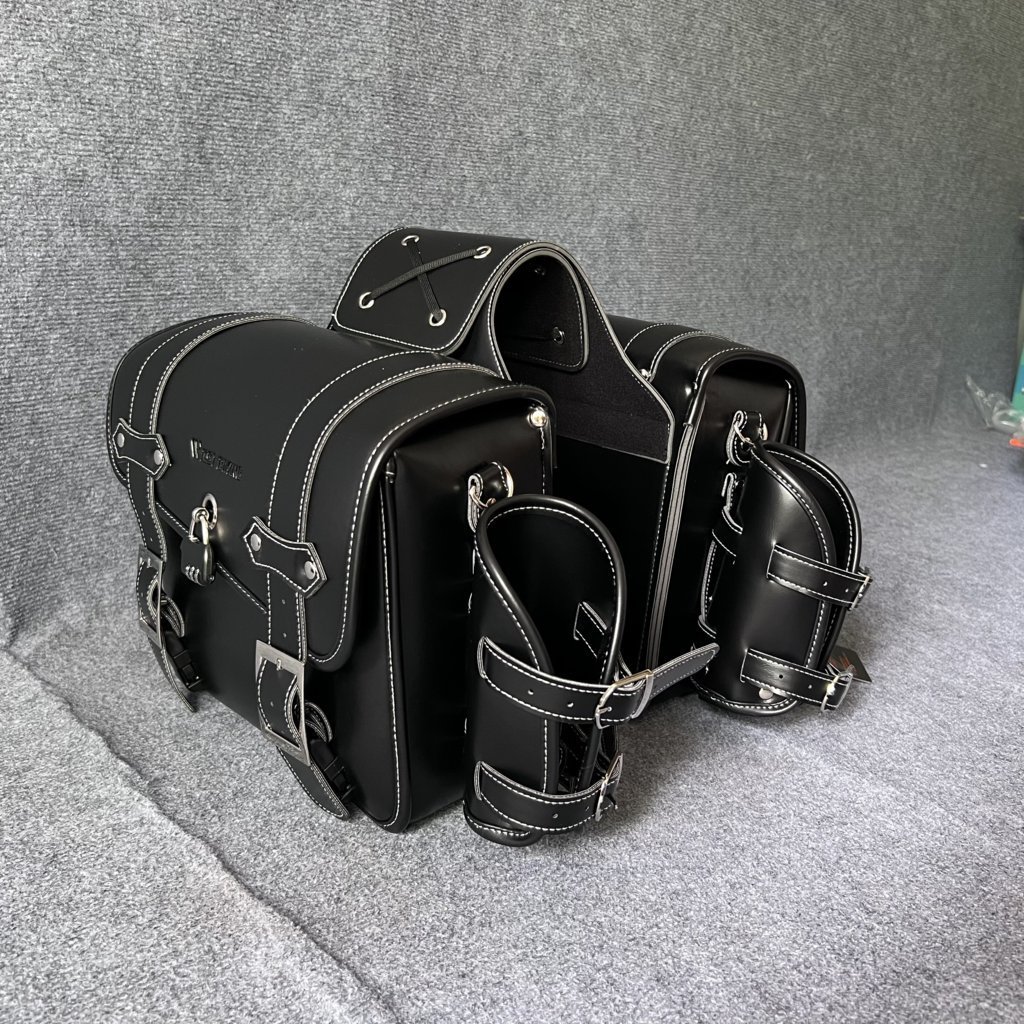 Cặp Túi Da Treo Hông Xe Motor Cao Cấp