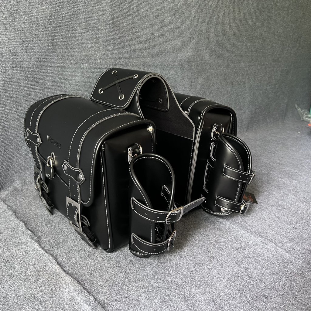 Cặp Túi Da Treo Hông Xe Motor Cao Cấp