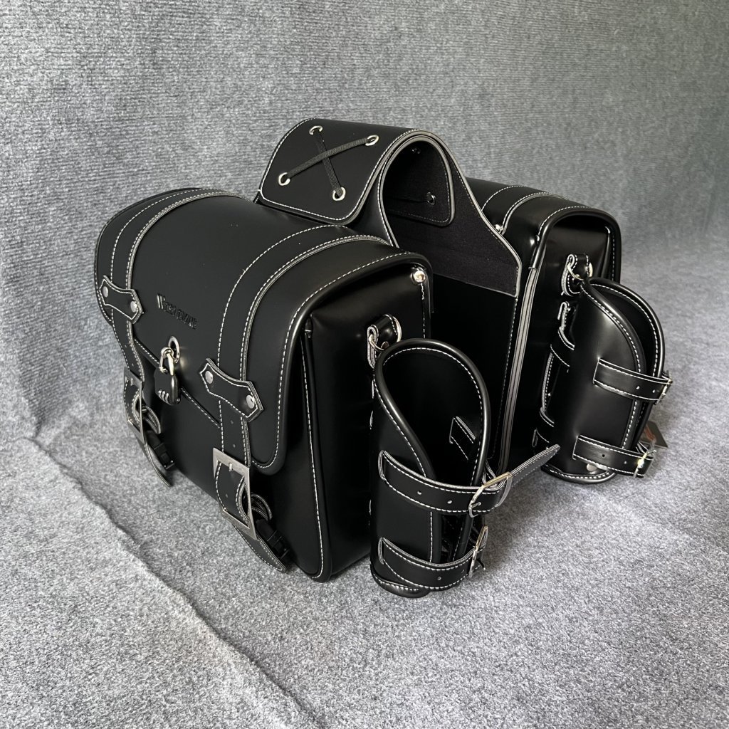 Cặp Túi Da Treo Hông Xe Motor Cao Cấp