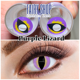 Kính Áp tròng cosplay Purple Lizard đỏ 14.0MM - FAIRY SHOP CONTACT LENS