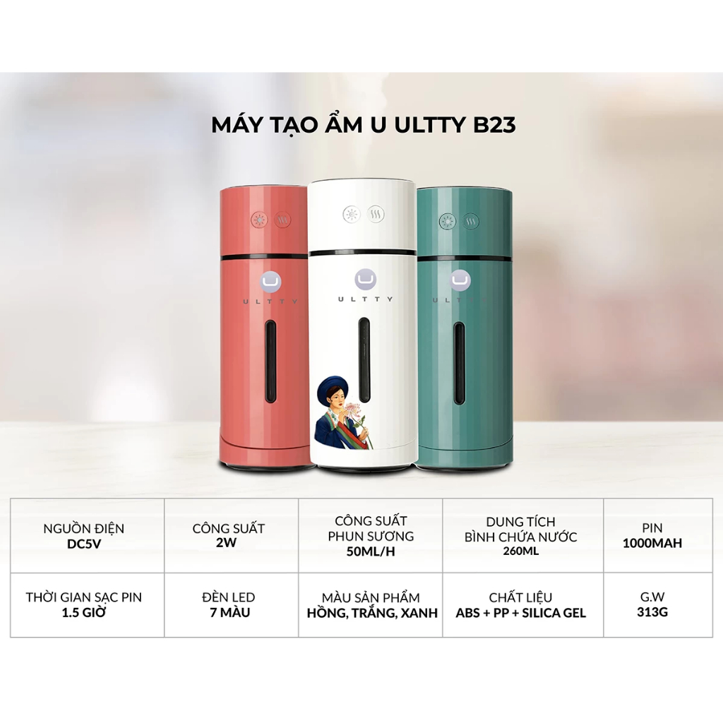 Máy tạo ẩm U Ultty B23