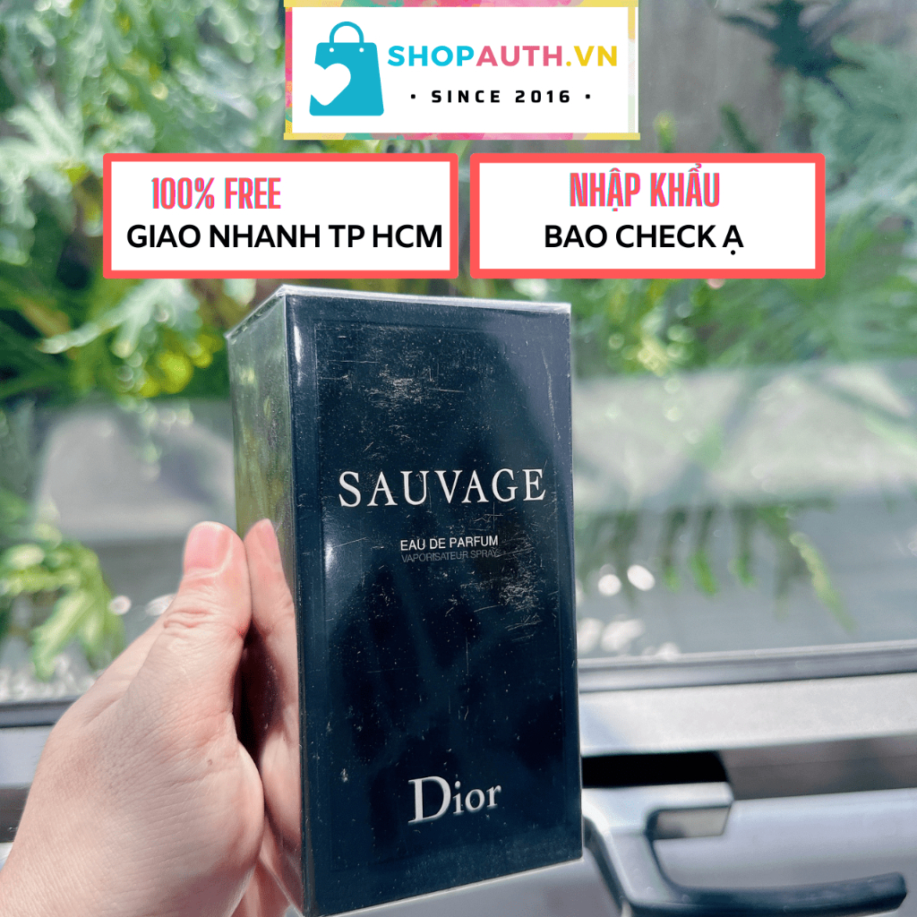 Nước hoa Dior Sauvage Eau De Parfum 100ml - Mùi hương nam tính, sang trọng, lưu hương lâu!