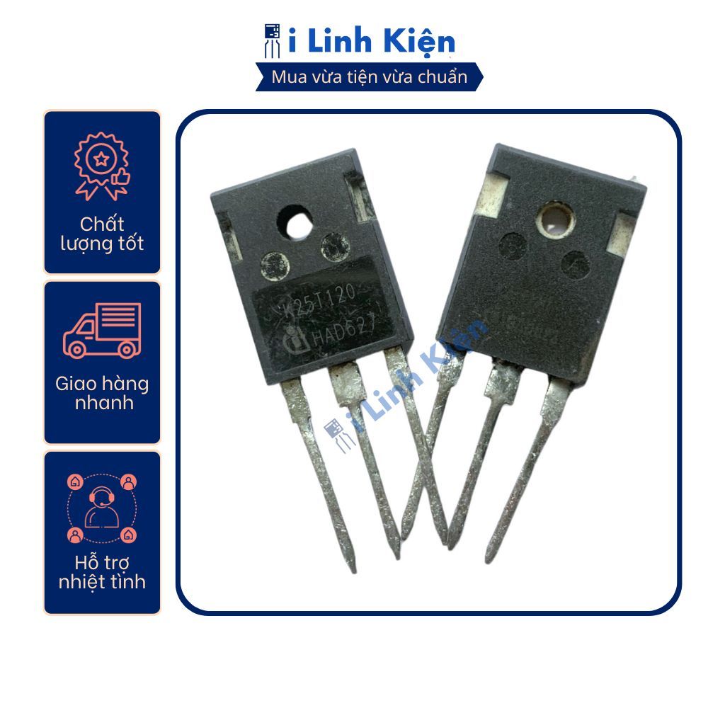 IGBT bếp từ tháo máy H25R1202 H25R1203 25R1203 25A 1200V nguyên bản chính hãng chất lượng cao bao sống .