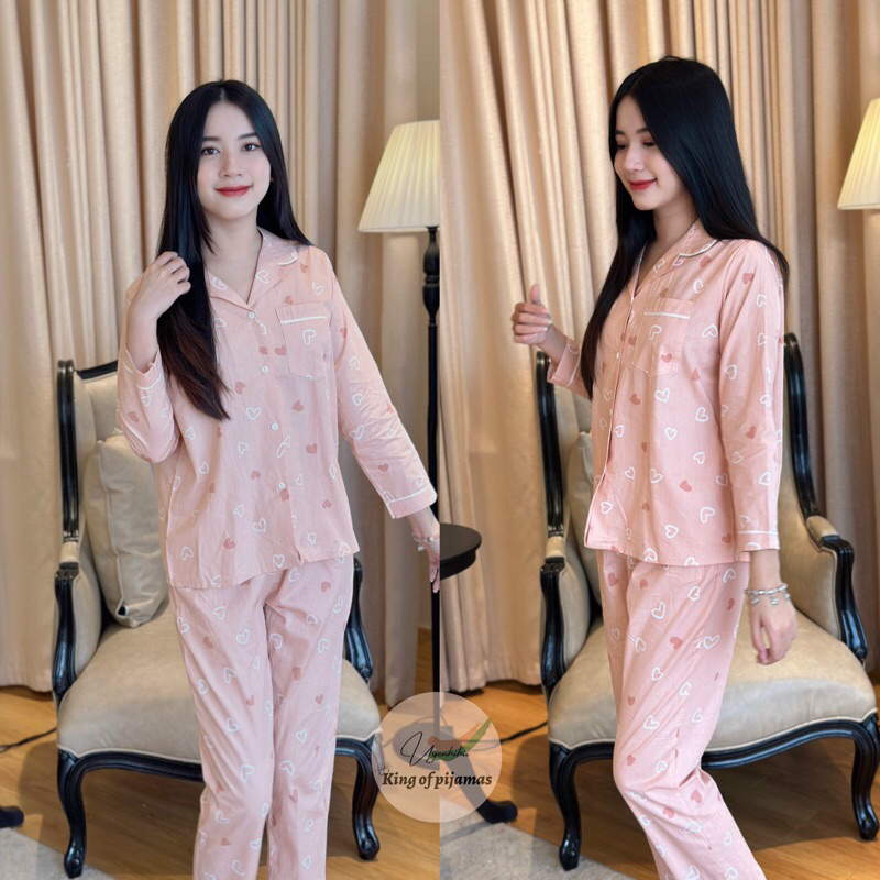 Bộ pijama bộ mặc nhà kingofpijamas Thô tay dài quần dài siêu mát 2023