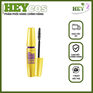 MASCARA MAYBELLINE MAGNUM ĐEN LÀM DÀY MI X10 VÀ NGĂN RỤNG MI | HEYCOS