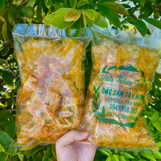 Bánh tráng trộn ống tôm sate Trà My Tây Ninh