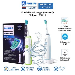 Bàn chải đánh răng điện Philips Sonicare HX3216 - 3 chế độ làm việc: Clean, Sensitive, Clean and white