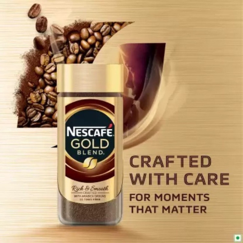 Cà phê hòa tan cao cấp Nescafe Gold Blend hũ 100g