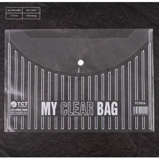 [SIÊU RẺ] Sét 10 Túi clear bag khổ A TCT010 - Loại trung dày
