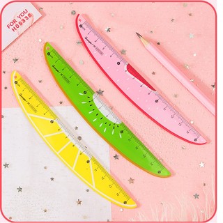 Thước kẻ 15cm hình hoa quả siêu cute guangbo h05338