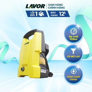  Máy phun áp lực nước Lavor Smart120 máy rửa xe motor chổi than - Áp suất 120 bar siêu mạnh 