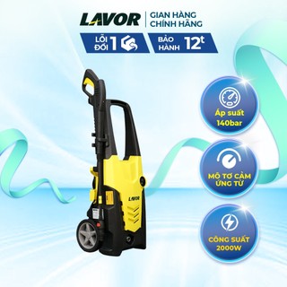  Máy phun áp lực nước Lavor IKON140 máy rửa xe cảm ứng từ không dùng chổi- Áp suất 140 bar siêu mạnh 