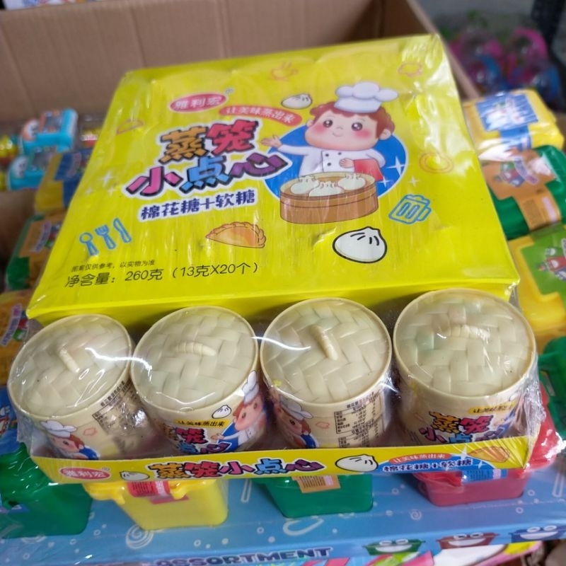 Hộp kẹo đồ chơi 20 bánh bao