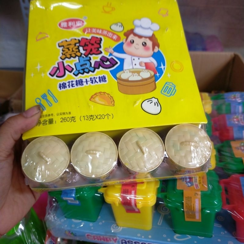 Hộp kẹo đồ chơi 20 bánh bao