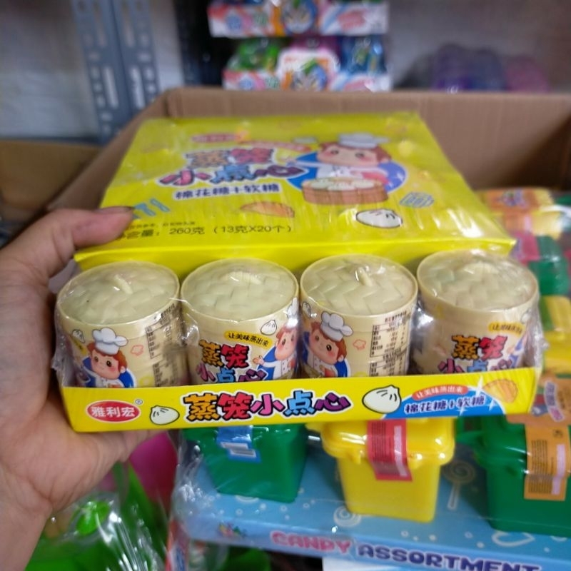 Hộp kẹo đồ chơi 20 bánh bao