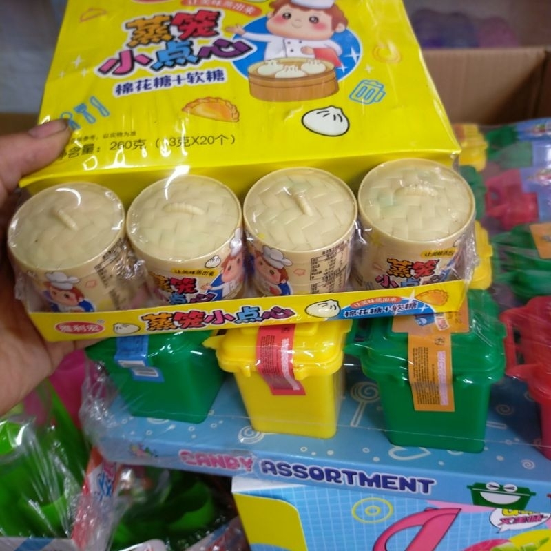 Hộp kẹo đồ chơi 20 bánh bao