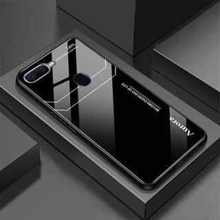 Ốp Lưng OPPO A12/A7/A5s/F9 Mặt kính gương sáng bóng cao cấp
