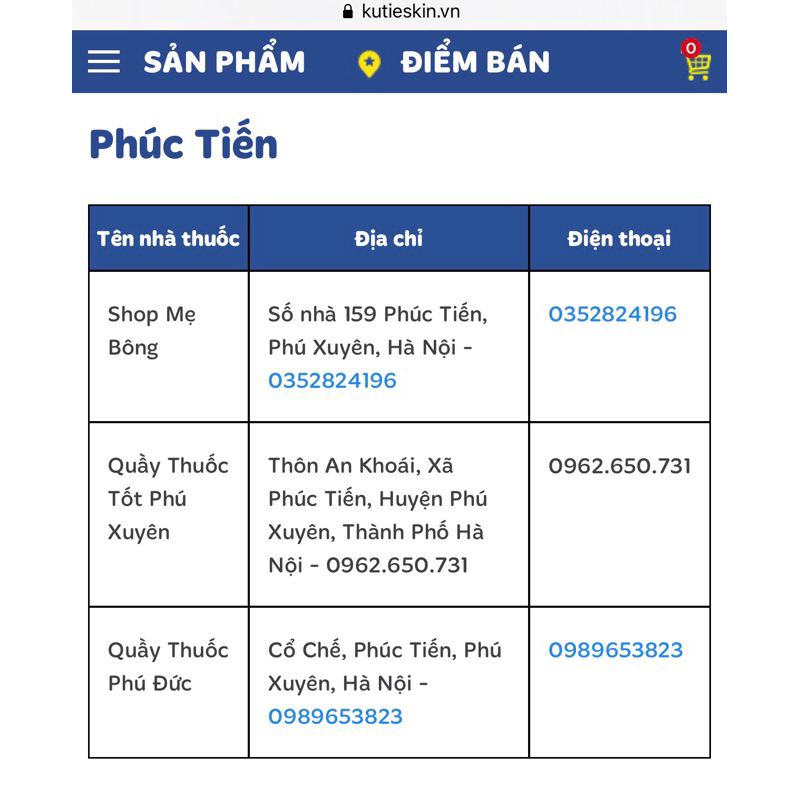 Kem bôi da Kutieskin cho bé
