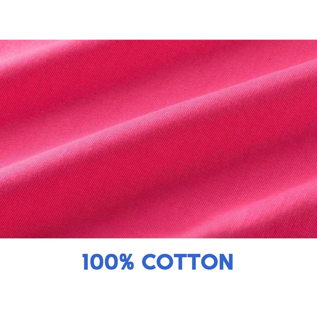 Áo thun màu hồng Stussy 2 mặt nam nữ form rộng tay lỡ Cotton thoáng mát