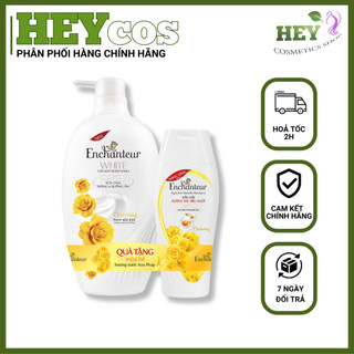 Sữa tắm nước hoa enchanteur 650g+dầu gội enchanteur 150g | heycos