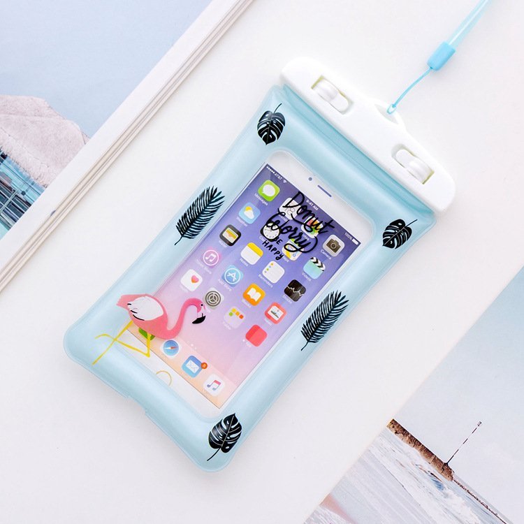 Túi Chống Nước Điện Thoại Bảo Vệ Điện Thoại Dưới Nước Khi Đi Bơi Đi Biển Viền Phao Cao Cấp Kèm Dây Đeo