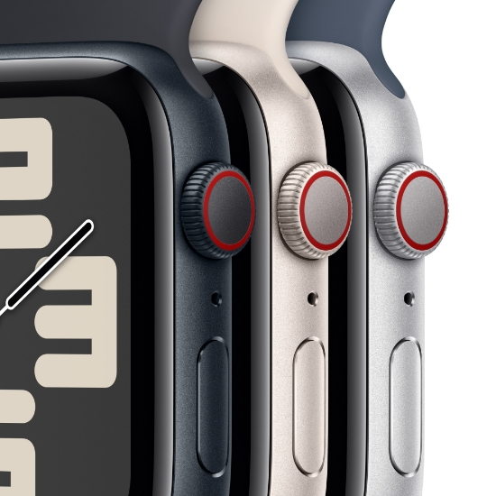 Đồng hồ Apple Watch SE (2023) 40mm (GPS + Cellular) Viền nhôm - Dây cao su