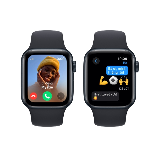 Đồng hồ Apple Watch SE (2023) 40mm (GPS + Cellular) Viền nhôm - Dây cao su