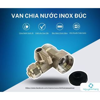 Van chia nước Inox đúc, van chia nước dùng cho máy lọc nước