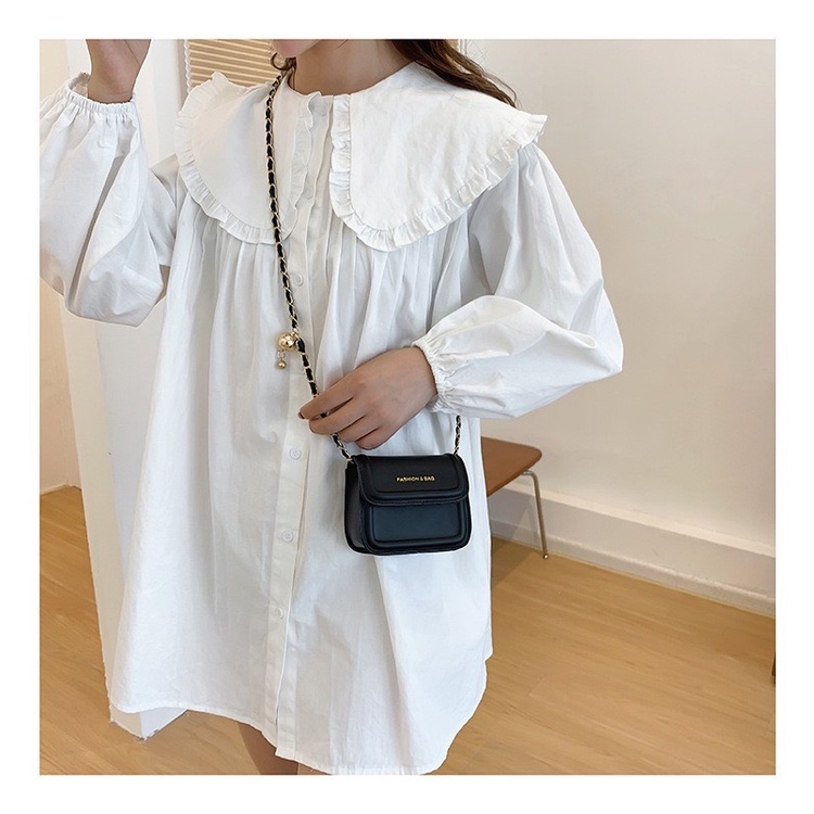 Túi xách nữ đeo chéo mini sz 12cm hình vuông nhiều màu thiết kế đơn giản thời trang nữ hàn quốc