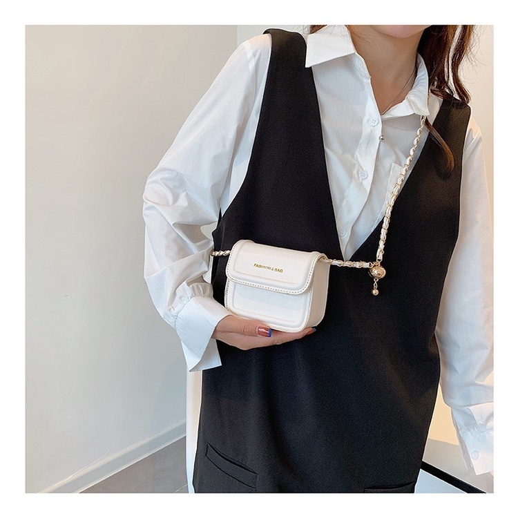Túi xách nữ đeo chéo mini sz 12cm hình vuông nhiều màu thiết kế đơn giản thời trang nữ hàn quốc