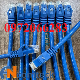 Dây nhảy patch cord 0.2m cat6 - lõi đồng 100%, pass fluke: act-lan-6002bld -20cm ancomteck