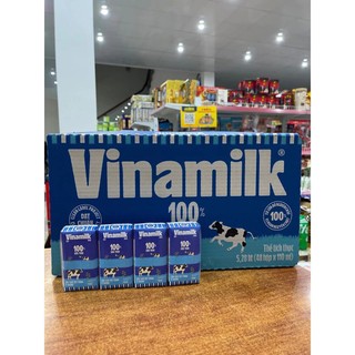Thùng sưa tươi ít đường Vinamilk 48 hộp x 110 ml