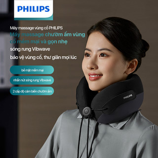Máy Massage Cổ Vai Gáy PHILIPS 3306N-EMS massage chườm ấm thúc đẩy lưu thông tuần hoàn máu_BH 12T
