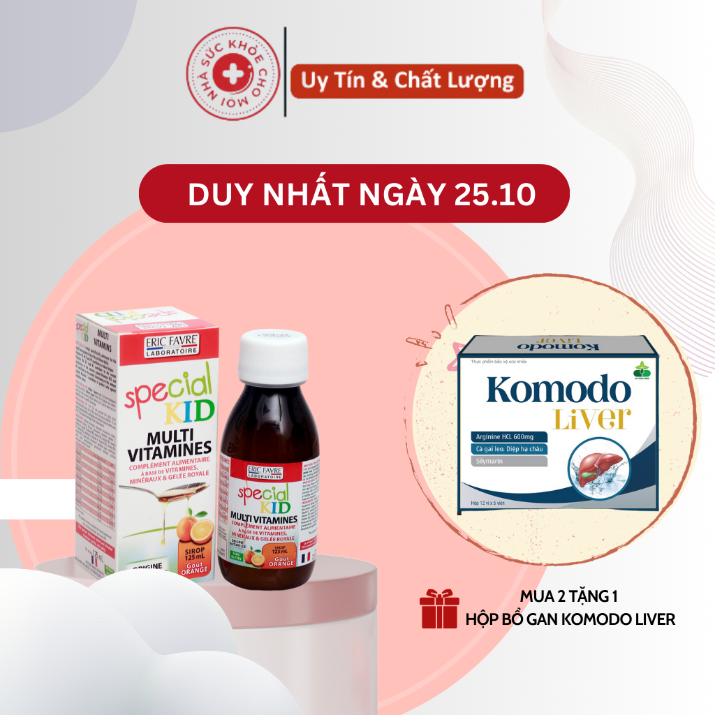 Special kid Multi Vitamin Bổ Sung Vitamin Và Khoáng Chất - Nhập Khẩu Pháp - Chai 125ml