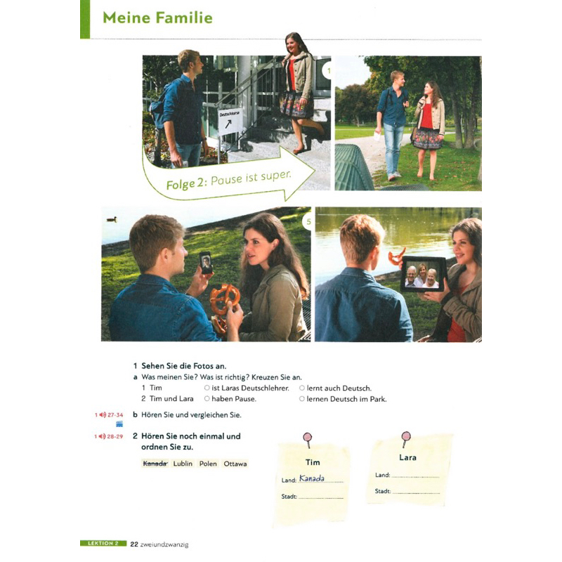 G.iáo t.rình Schritte International Neu A1.1 Kurs und Arsbeibuch + Kèm file Audio