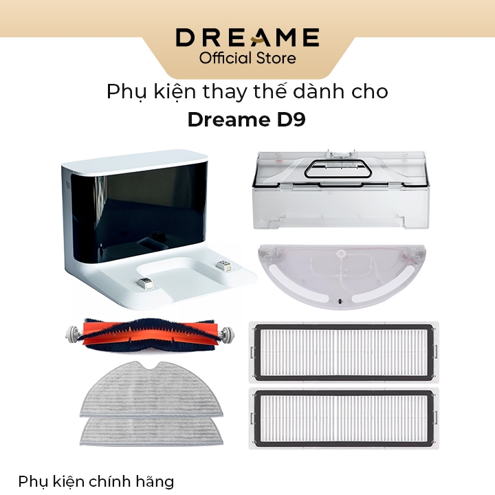 Phụ kiện thay thế dành cho Dreame D9 bản quốc tế  - Phụ kiện chính hãng