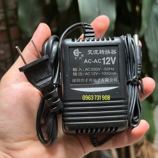 Cục nguồn AC xoay chiều 12V~1000mA chính hãng cao cấp