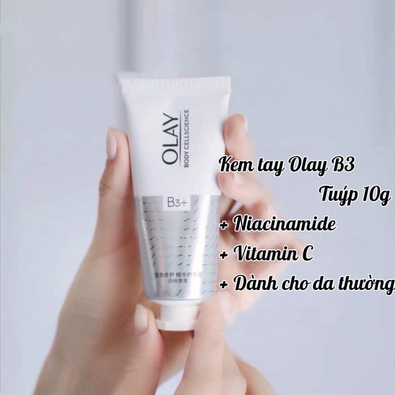 Kem dưỡng trắng da tay Olay B3+ vitamin C  tuýp 10ml